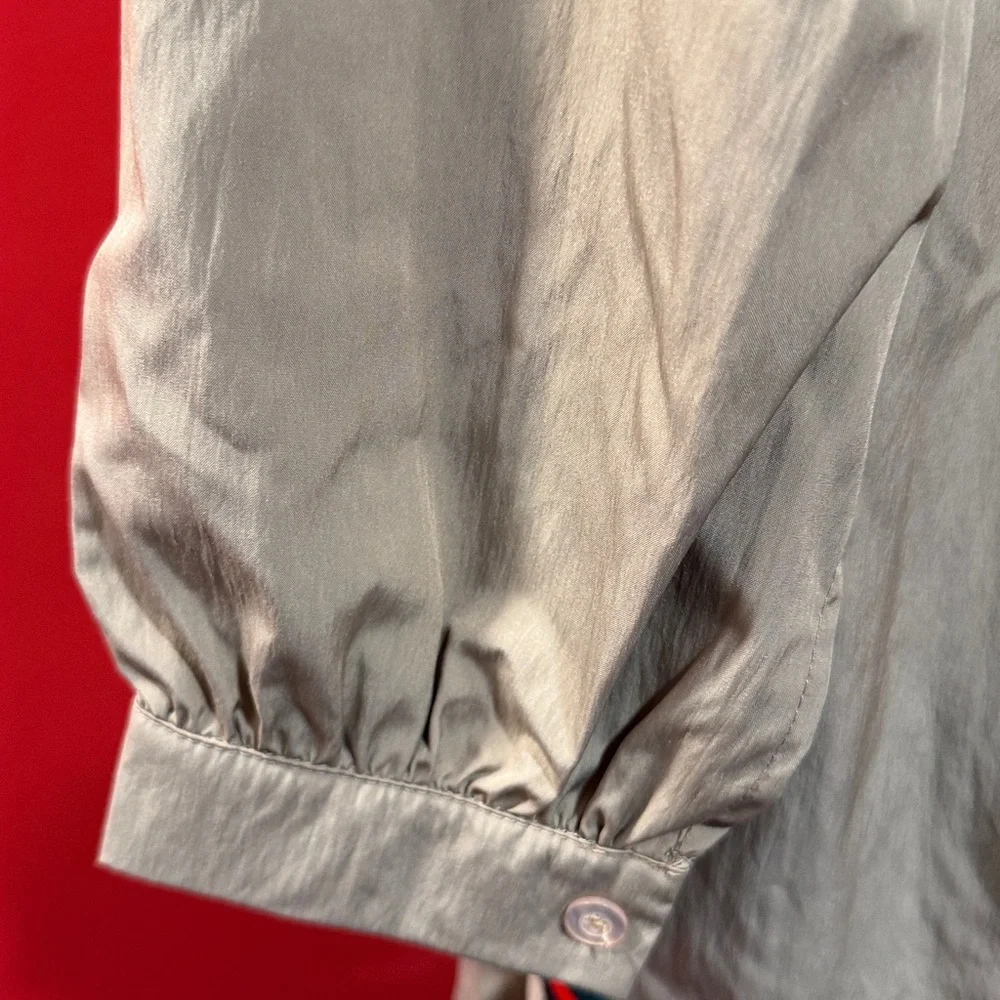 Stylish Tiered Striped 1/4 Button Midi Dress - Picture 4 of 7